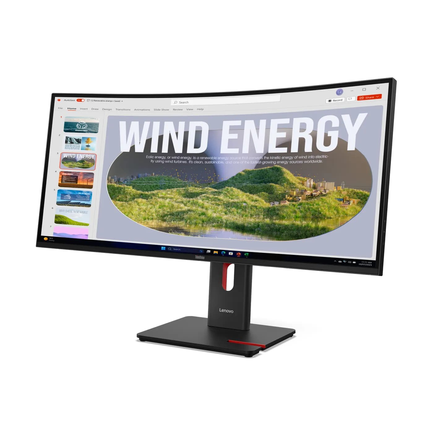 Lenovo ThinkVision T34WD-40 monitor de computadora 86.4 cm (34") 3440  3