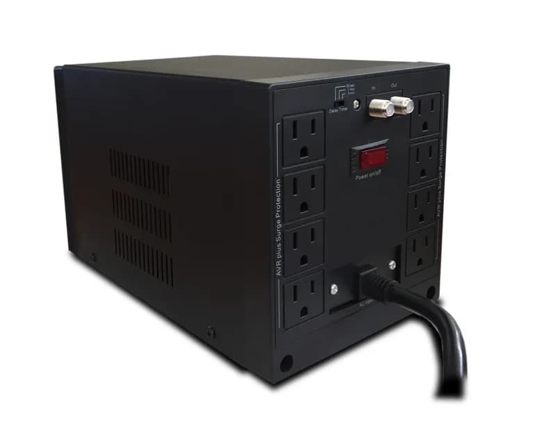 CDP R-AVR2408 regulador de voltaje 8 salidas AC 120 V Negro, Gris 2
