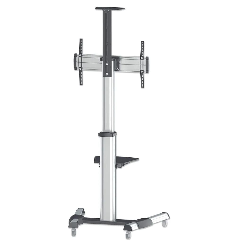 Manhattan Soporte para TV, de piso, tipo carrito, de alumino, con incl 3