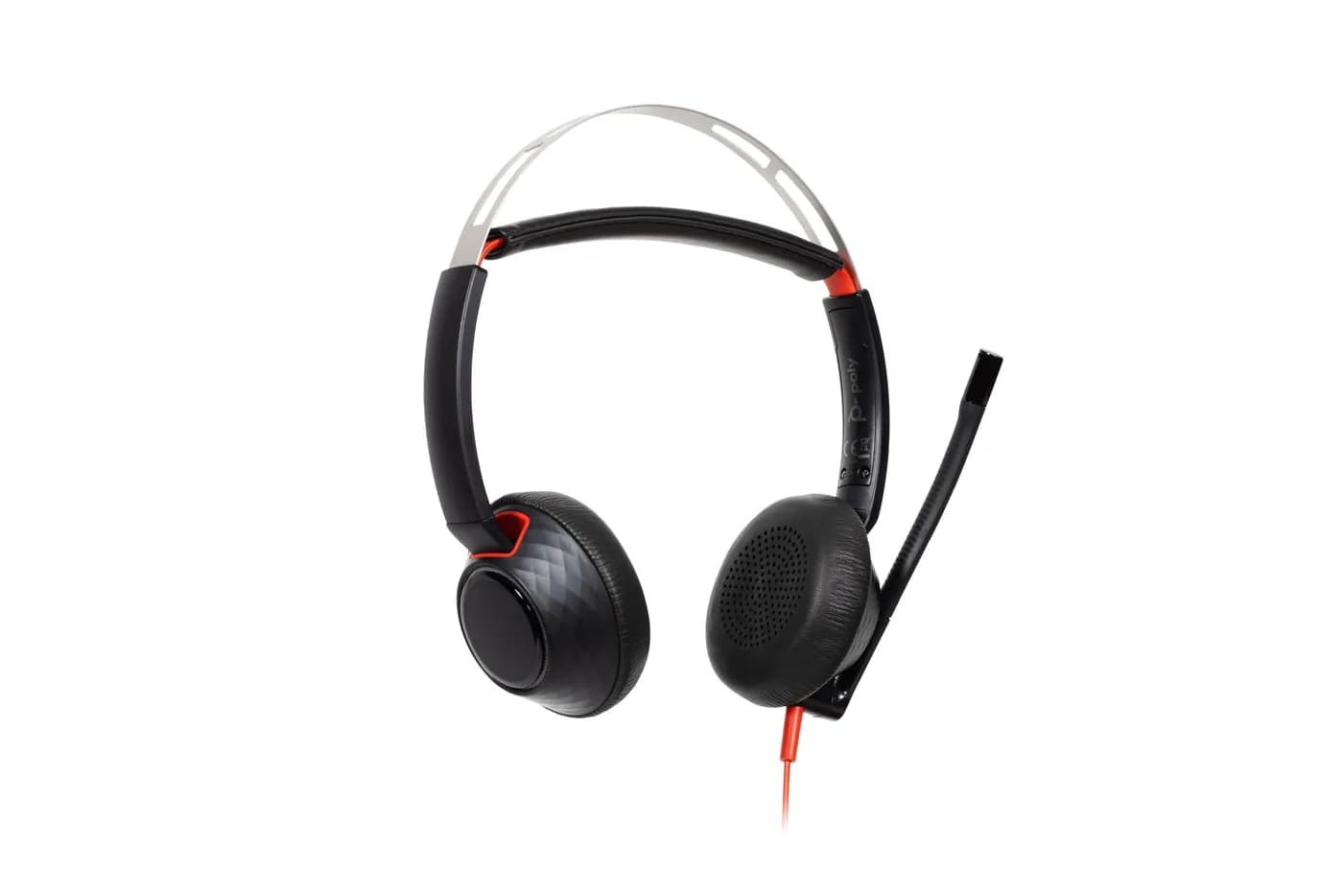 HP Poly Auriculares estéreo Poly Blackwire 5220 + conector de 3,5 mm + 2