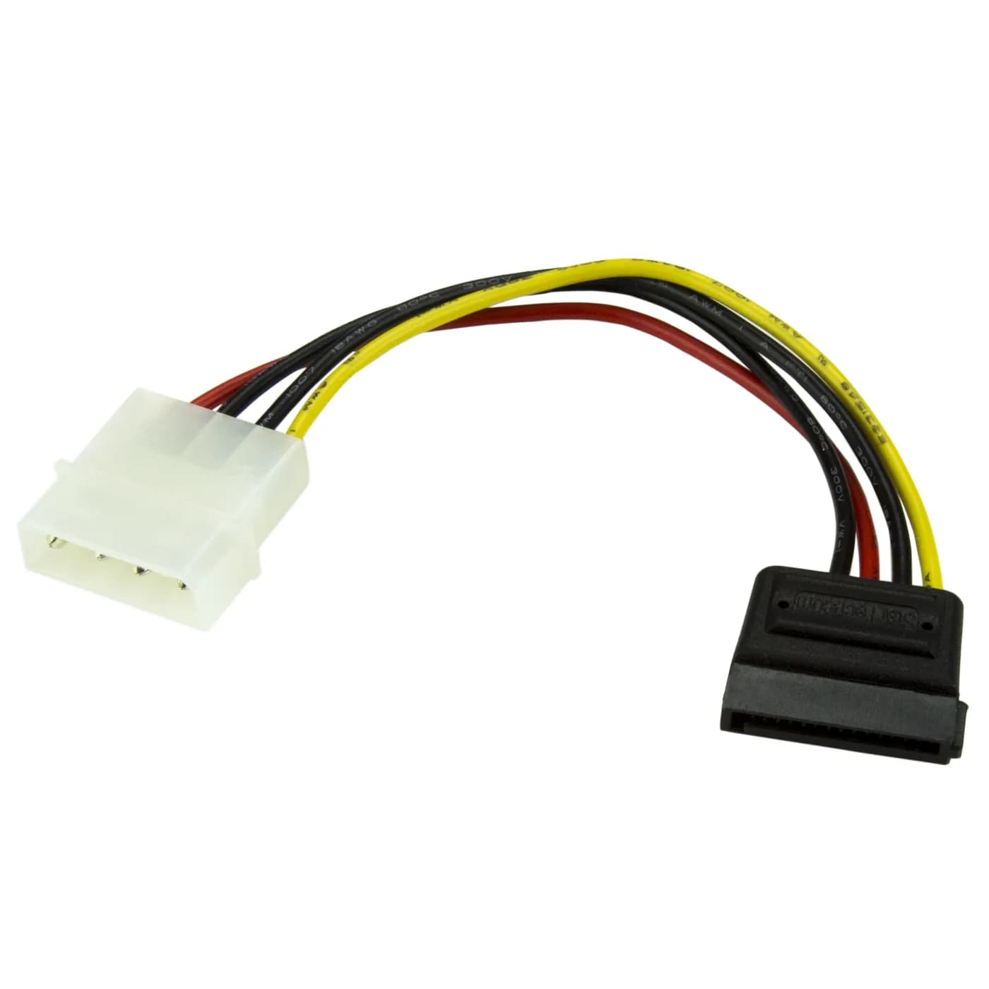 StarTech.com Cable Adaptador de 15cm de Alimentación LP4 4 Pines a SAT 5