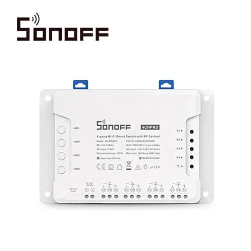 INTERRUPTOR ON/OFF SONOFF 4CH R3 SMART INALAMBRICO WIFI PARA SOLUCION  2