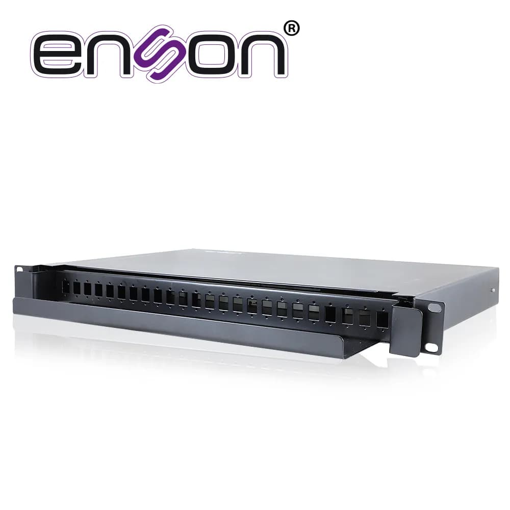 DISTRIBUIDOR DE FIBRA OPTICA ENSON ENS-ODF8002 CONECTORES TIPO SC APC  2