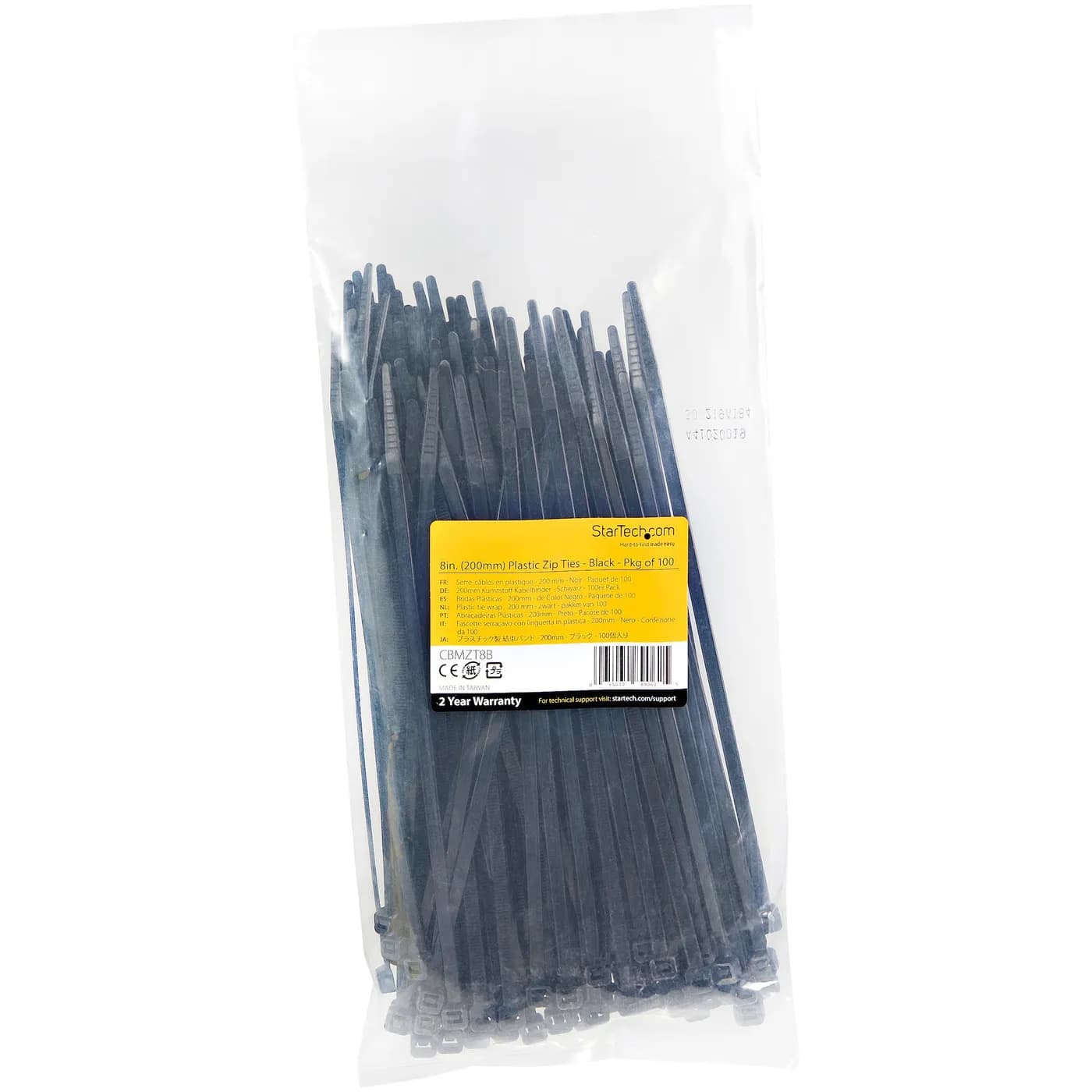 StarTech.com Cinchos Sujetacables de 20 cm - 4 mm de Ancho, 55 mm de D 6