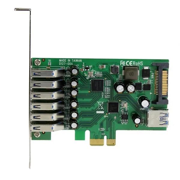 StarTech.com Adaptador tarjeta PCI Express de 7 puertos USB 3.0 con pe 4