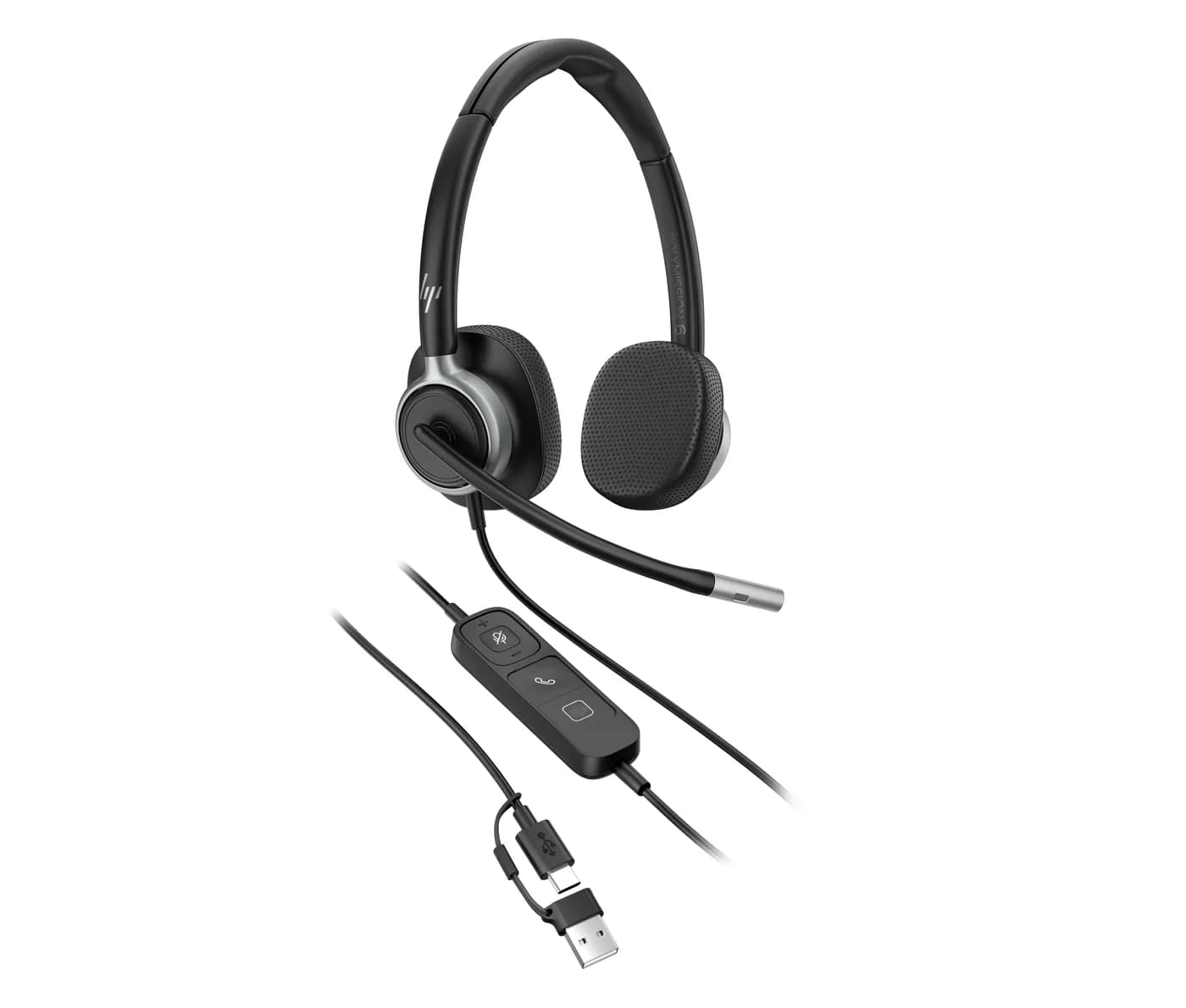 HP Poly Mission 625 Stereo USB Wired Headset Auriculares Alámbrico Dia 18