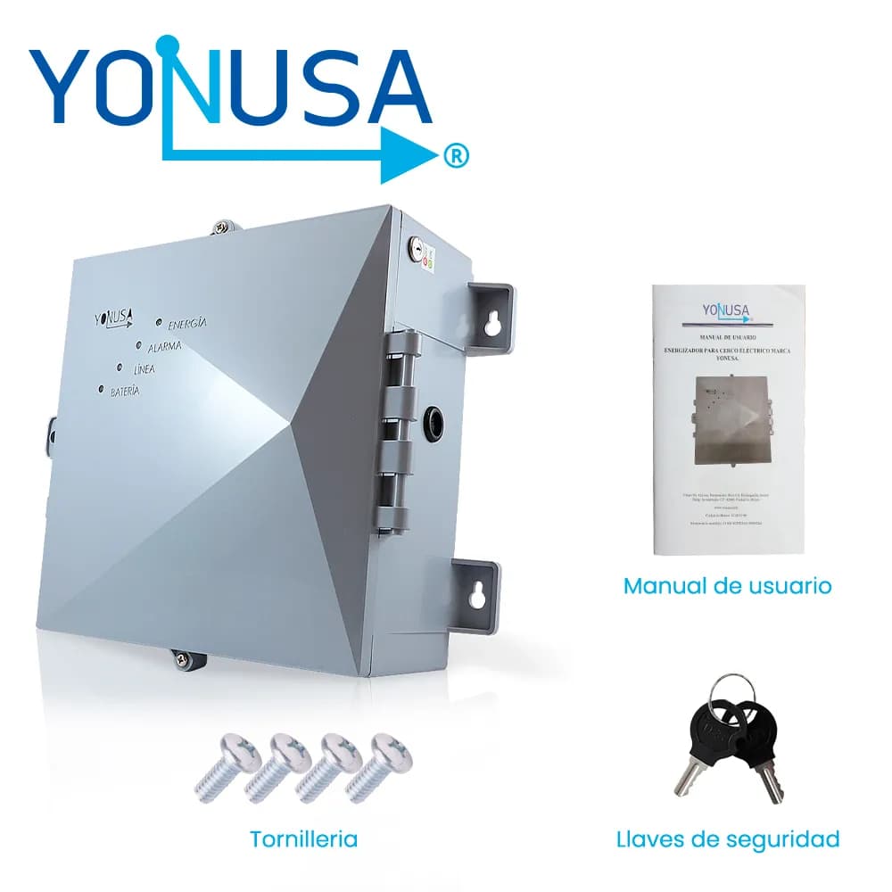 ENERGIZADOR PARA CERCA ELECTRIFICADA NUEVA GENERACION YONUSA 12000V EY 4