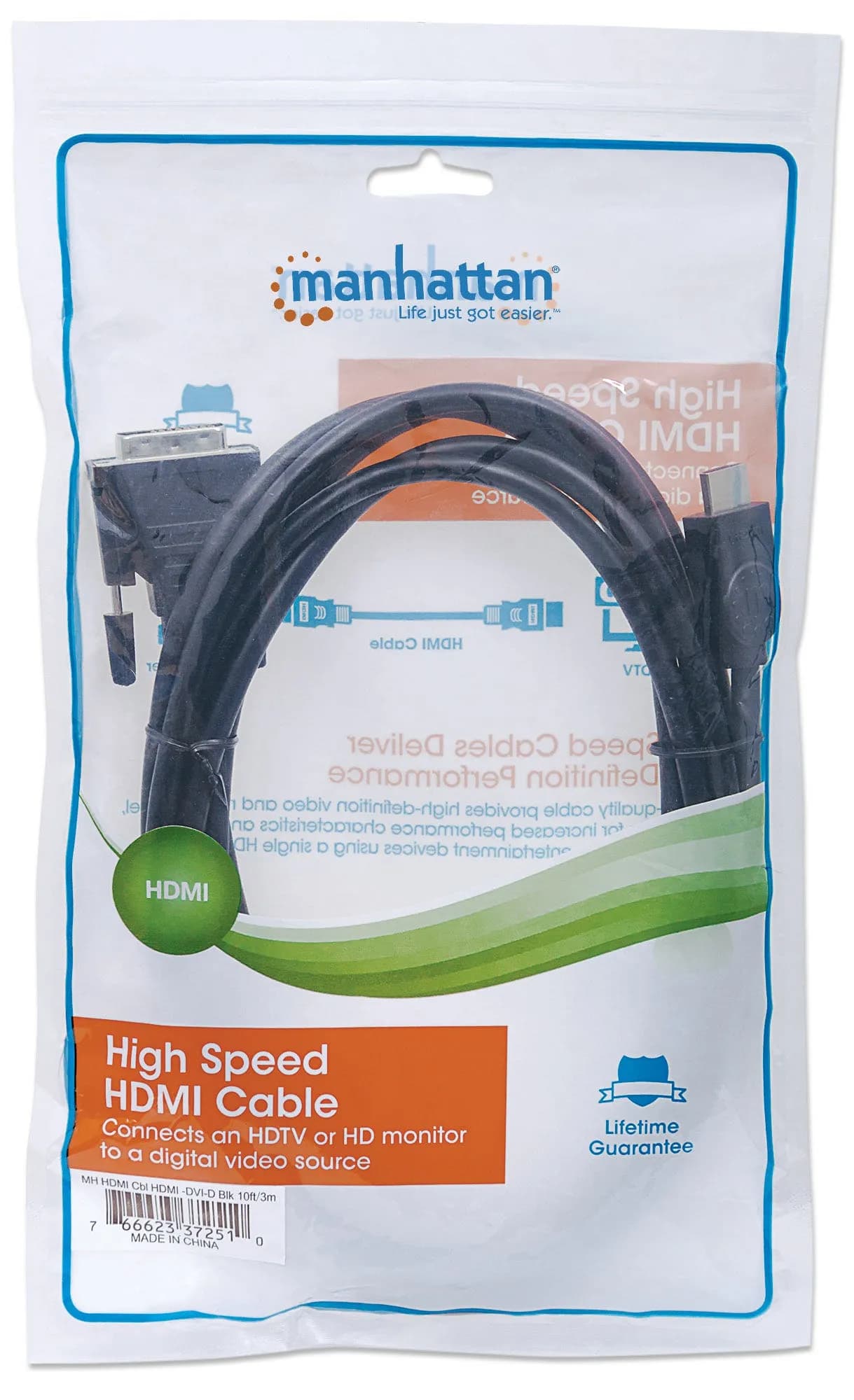 Manhattan Cable HDMI a DVI-D 5