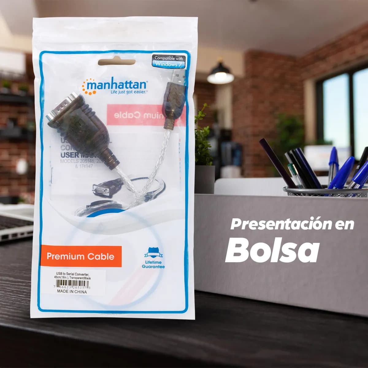 Manhattan Convertidor Serial a USB 7