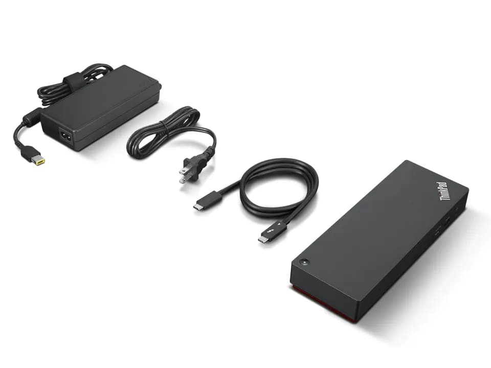 Lenovo ThinkPad Universal Thunderbolt 4 Alámbrico Negro 5