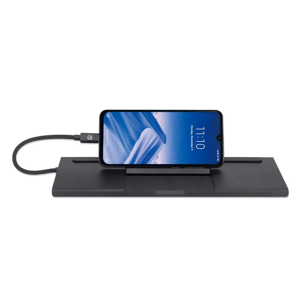 Manhattan Docking station de USB-C a 11 puertos, para tres monitores,  9