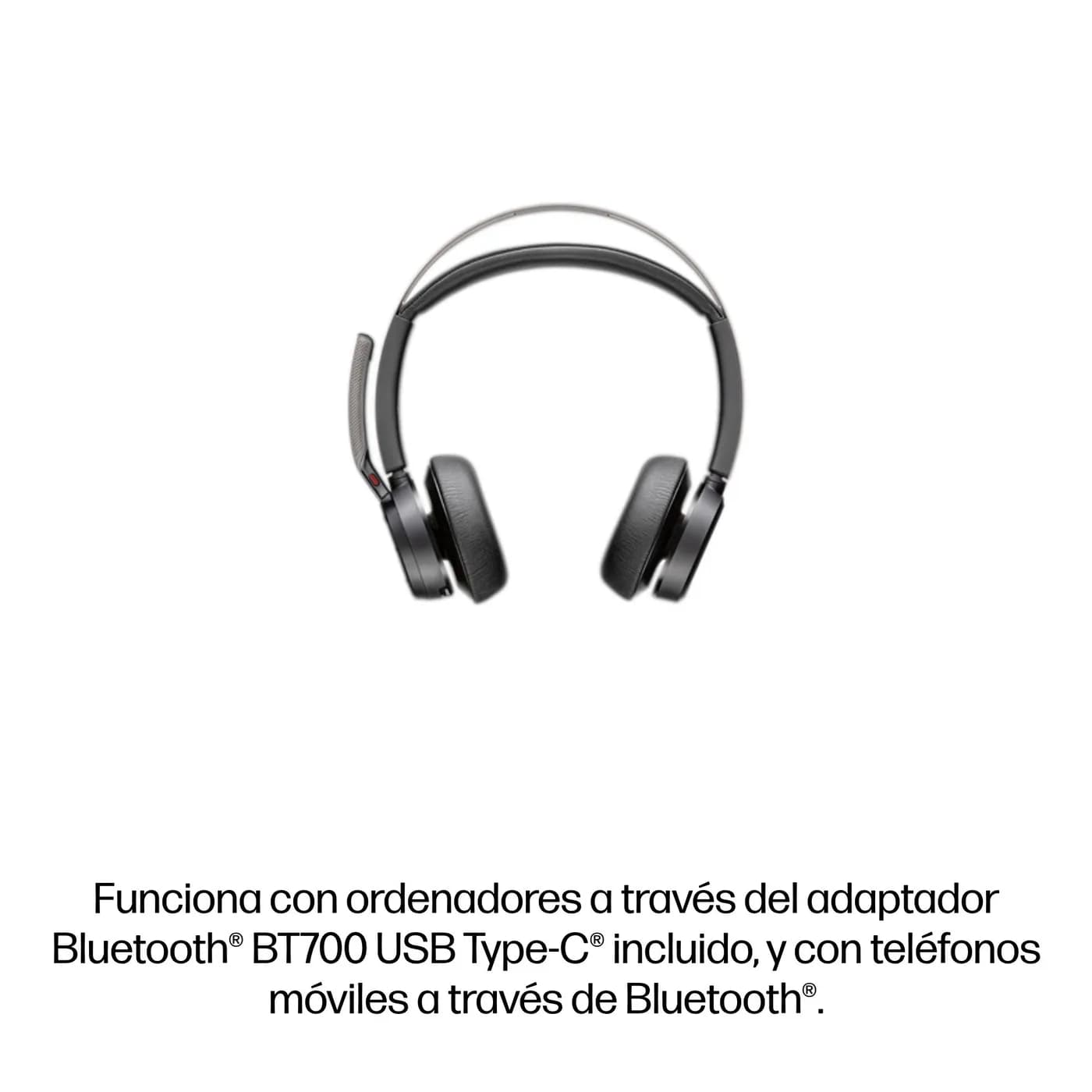 HP Poly Auriculares USB-C-C Poly Voyager Focus 2 con certificación par 2