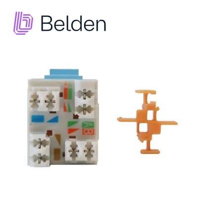 CONECTOR MODULAR JACK CAT6A RJ45 BELDEN AX102288 / KEYCONNECT / INTERI 3