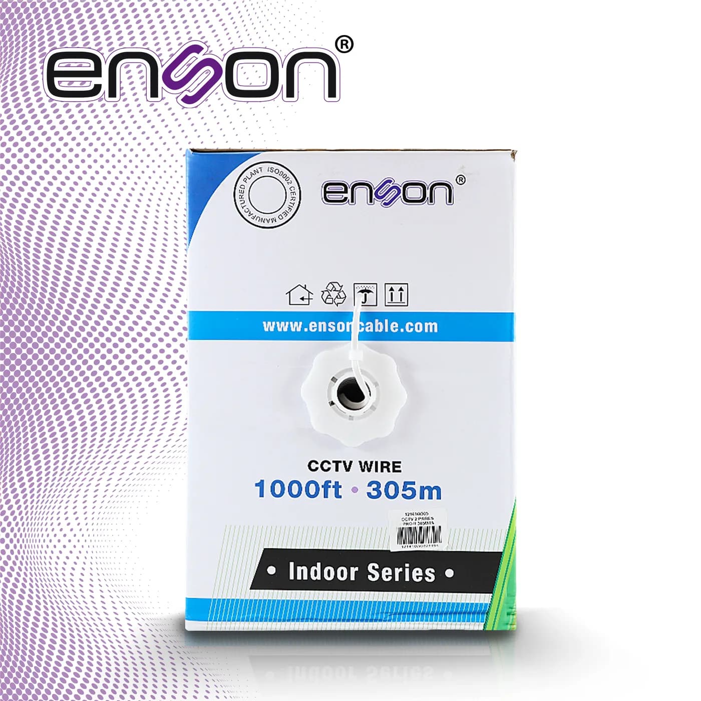 CABLE UTP ENSON 12141W305 4C/24 COLOR BLANCO SERIE PRO-II 100% COBRE I 6