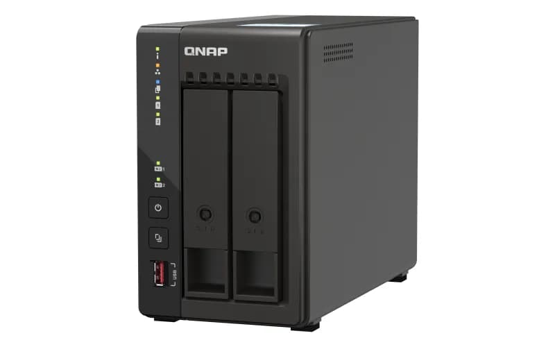 QNAP TS-253E NAS Tower Intel® Celeron® J6412 8 GB 0 TB QNAP QTS Negro 6