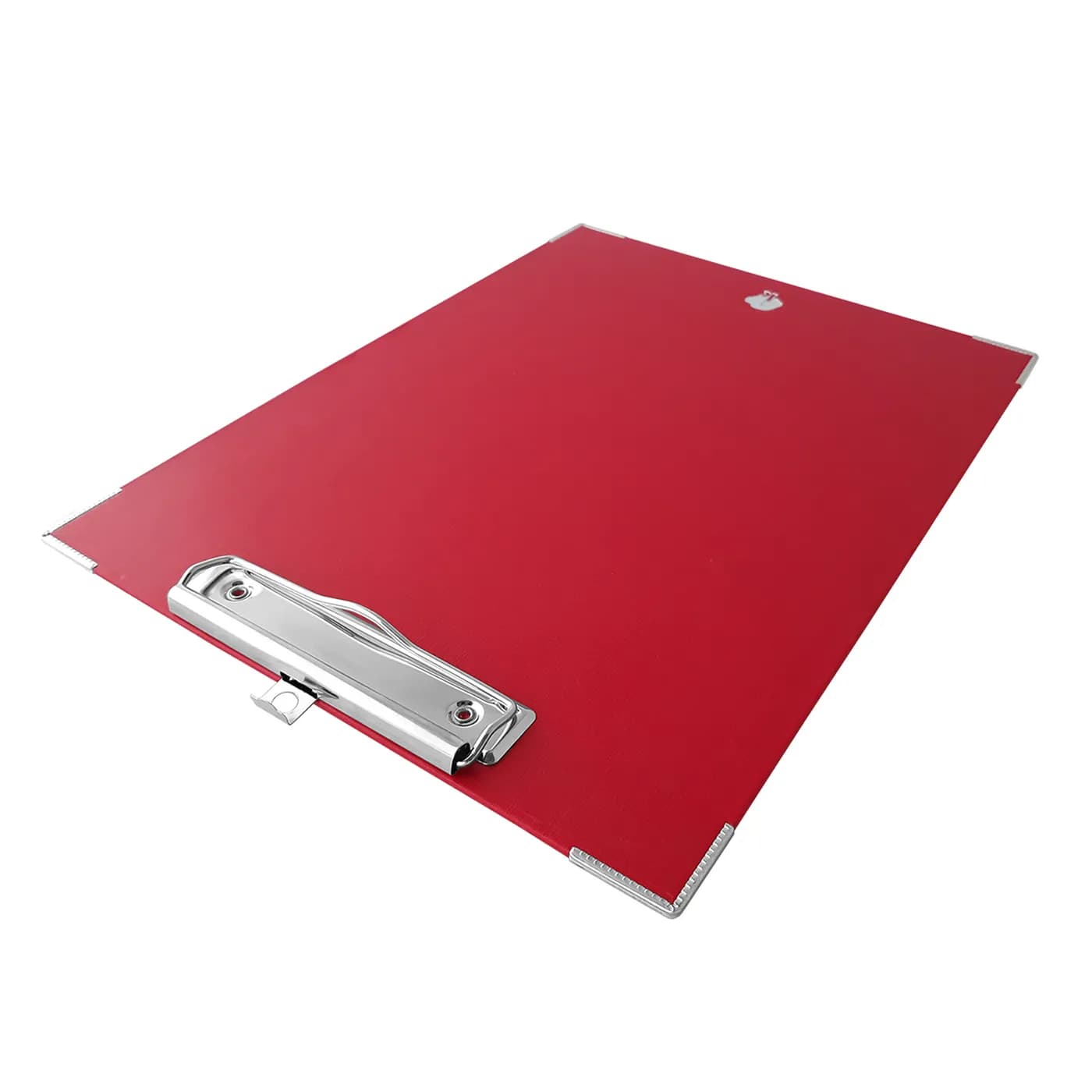 TECHMAKRO TABLA DE CARTON FORRADA DE PVC ROJA CON CLIP pais de origen  2