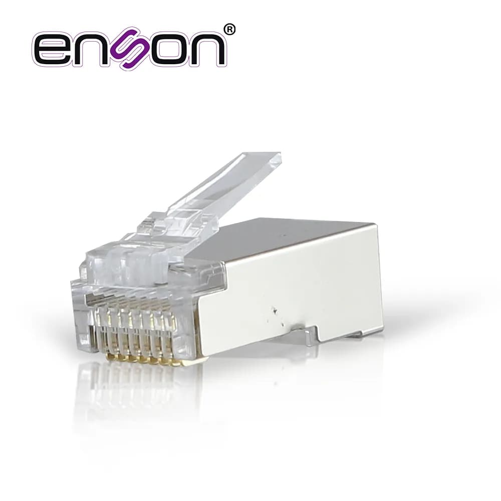 PLUG FACIL PONCHADO BLINDADO ENSON EPRO-SPLUG5E-50 BOTE DE 50 PZS PARA 2