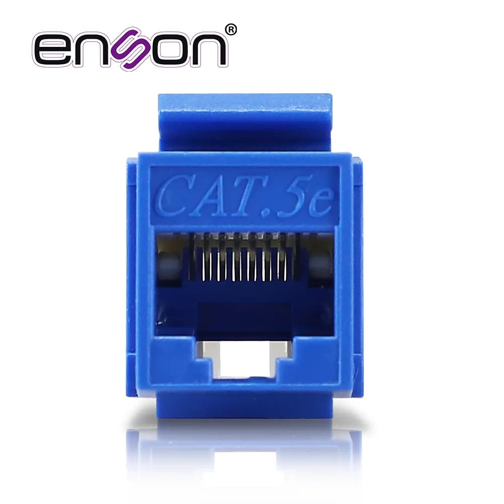 CONECTOR MODULAR JACK RJ45 ENSON EPRO-TLJACK5E-BL SERIE PRO TERMINADO  2