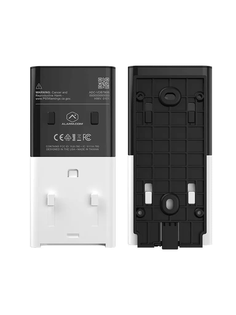 ALARM.COM VDB-780B - Timbre con vídeo Inalámbrico para alarm.com /Wi-F 4