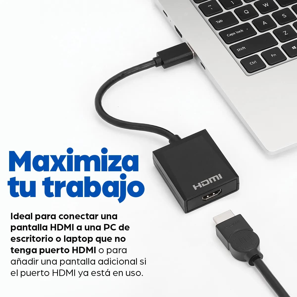 Manhattan Convertidor de USB-A a HDMI 1080p 10