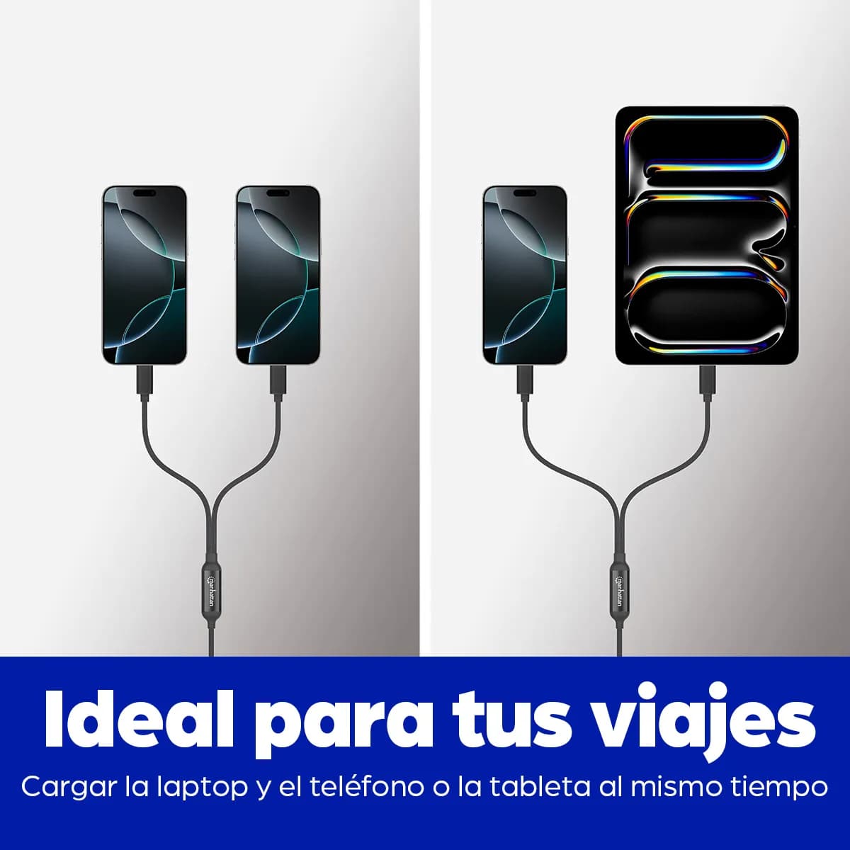 Manhattan 355810 cable USB 2 m USB C 2 x USB C 100 W Negro 11