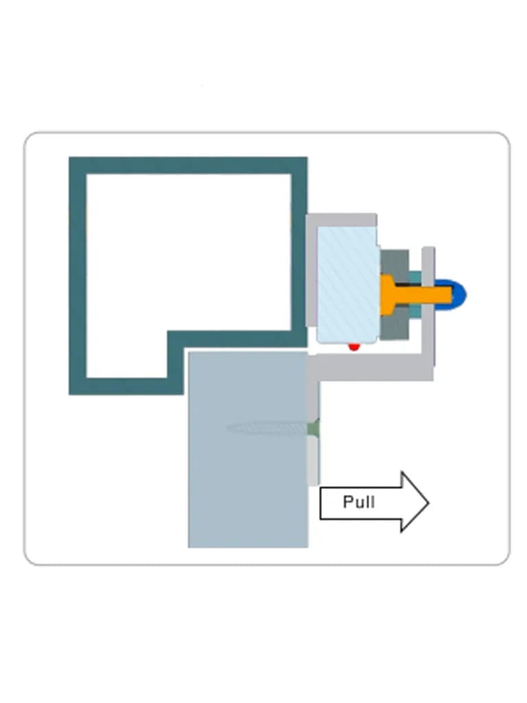 YLI MBK180NZL - Soporte de fijacion de electroiman para puerta con ape 4