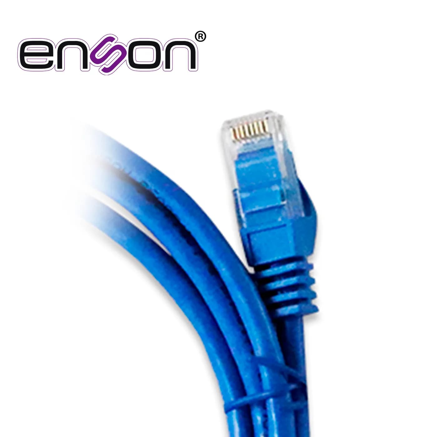 PATCHCORD UTP ENSON P6A009 CAT6A 90CM AZUL SERIE EPRO 100-II 100 POR C 3