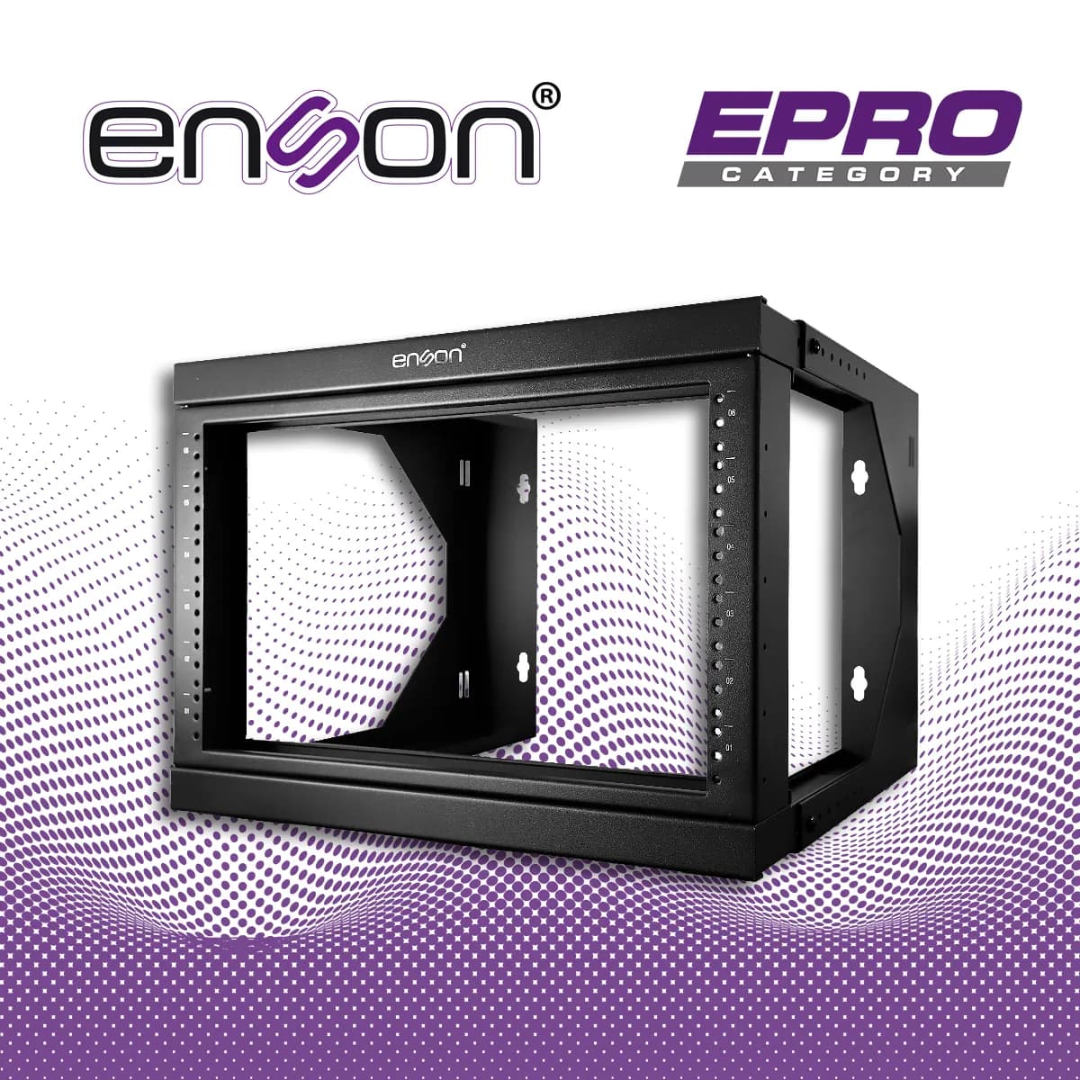 RACK PARED ENSON ENS-RKGO6U 6UR PREPARADO PARA ANCLAJE EN PARED UR MAR 4