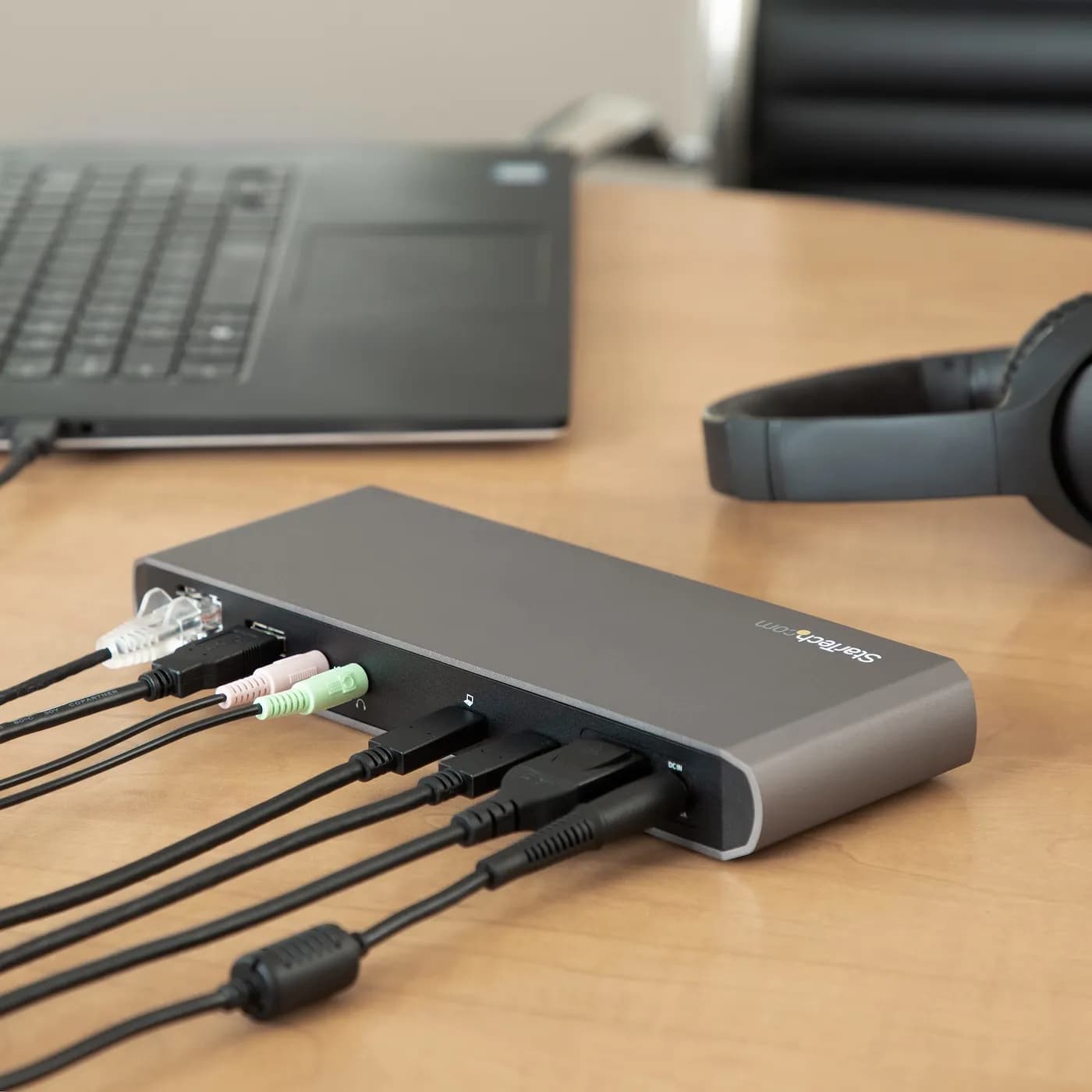 StarTech.com Docking Station Thunderbolt 3 para Laptop y 2 Monitores 4 3