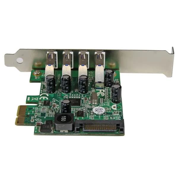 StarTech.com Tarjeta Adaptador PCI Express PCI-E USB 3.0 con UASP de 4 3