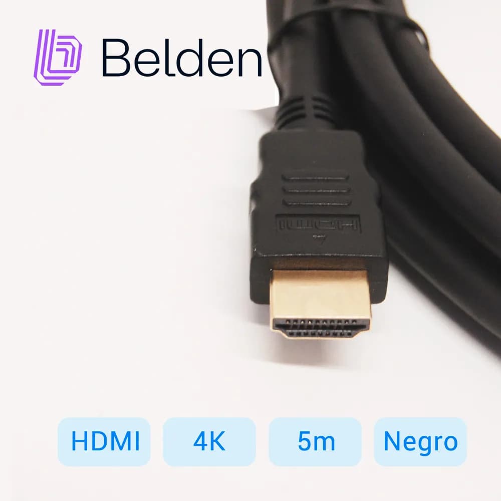 CABLE HDMI BELDEN HDE005MB / HIGH SPEED / 1080P 60HZ / 4K 30HZ / 5 MET 2