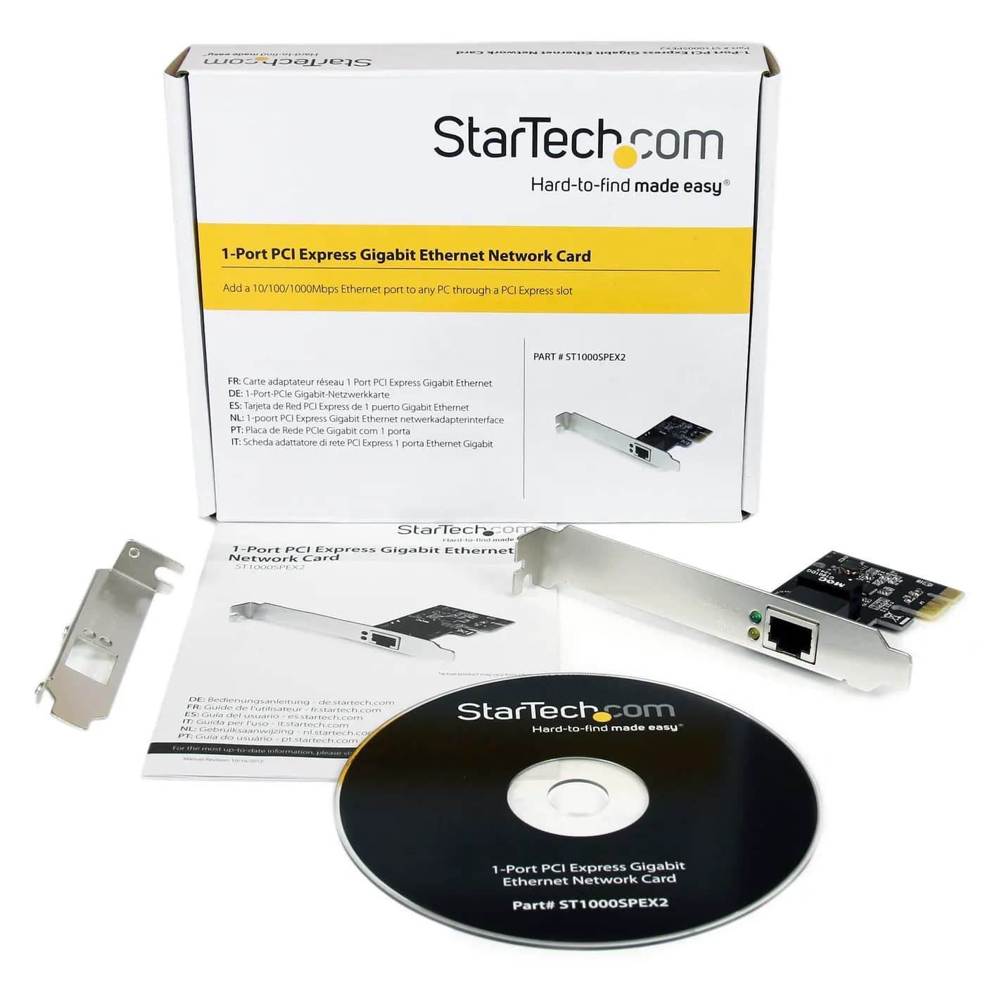 StarTech.com Adaptador Tarjeta de Red NIC PCI Express PCI-e 1 Puerto G 5