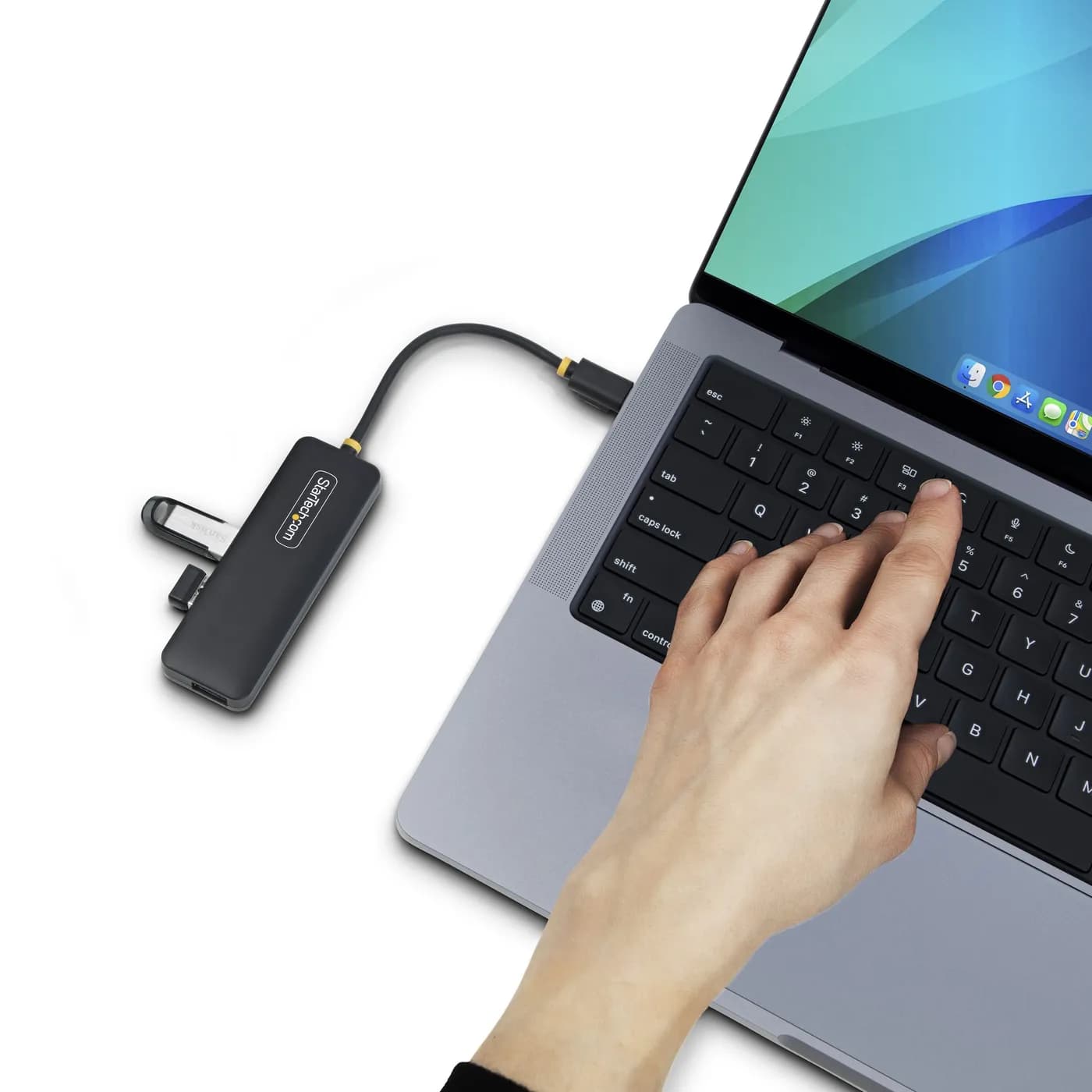 StarTech.com H5C4A-USB-HUB nodo concentrador USB 3.2 Gen 1 (3.1 Gen 1) 9