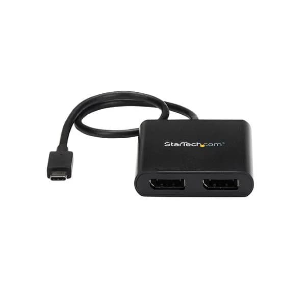 StarTech.com Adaptador USB-C a DisplayPort 1.2 Doble - Hub MST USB Tip 5