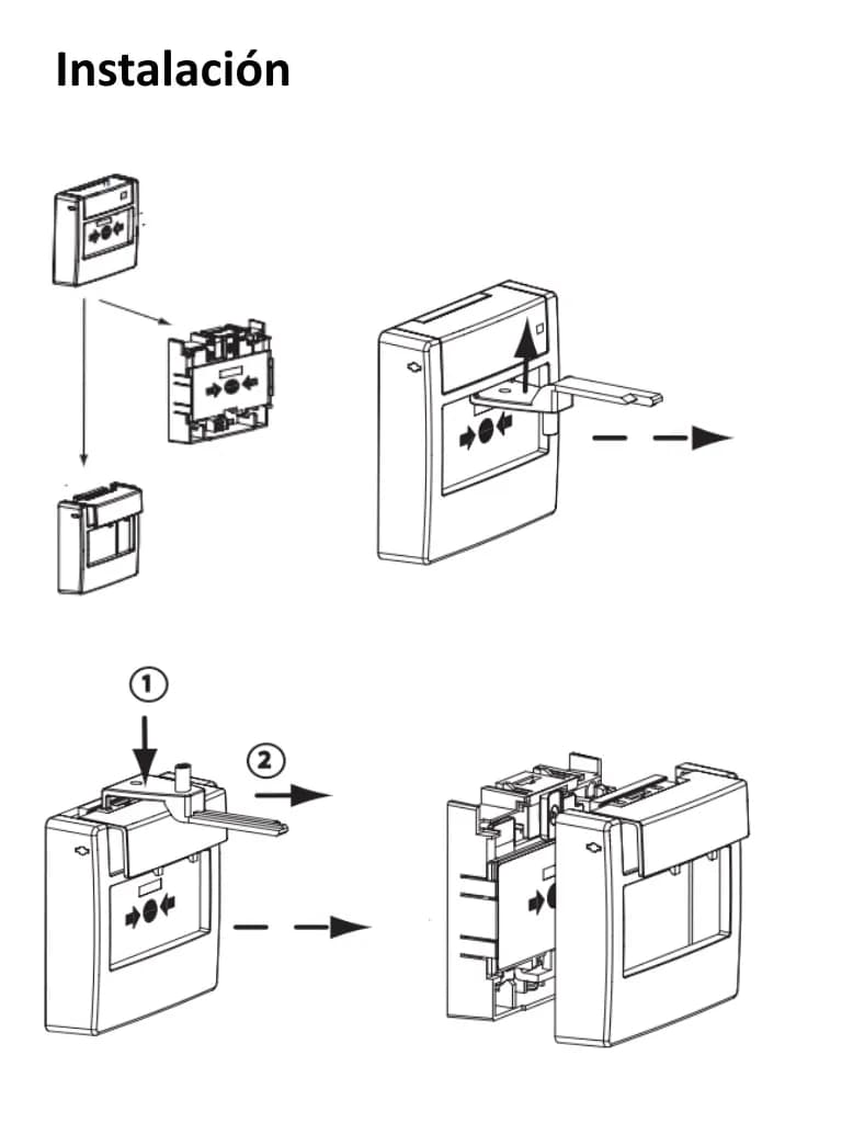 BOSCH F_FMC420RWGSRRD - Estación Manual LSN Direccionable / REARME / M 3