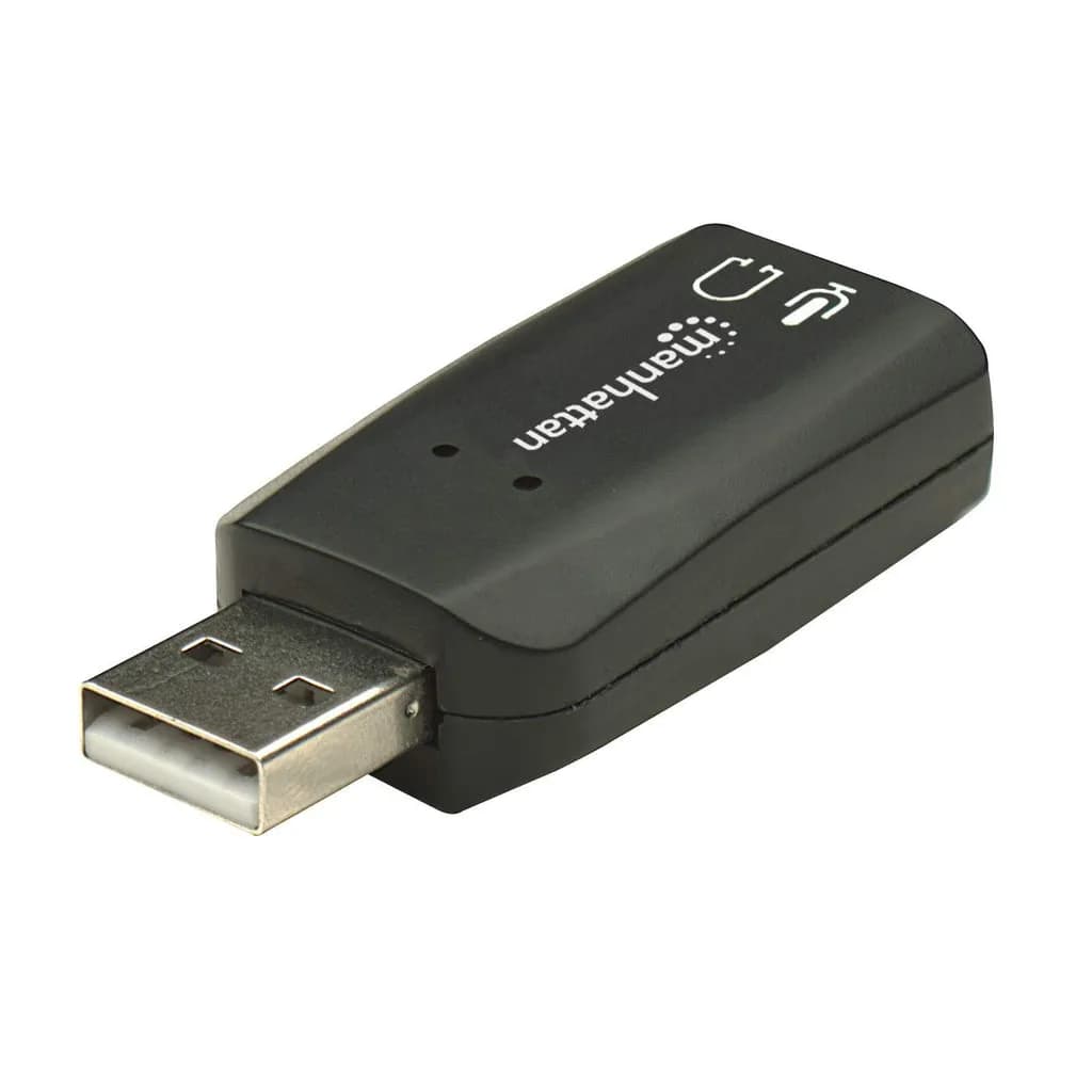 Manhattan Adaptador de Audio 3-D USB de Alta Velocidad 4