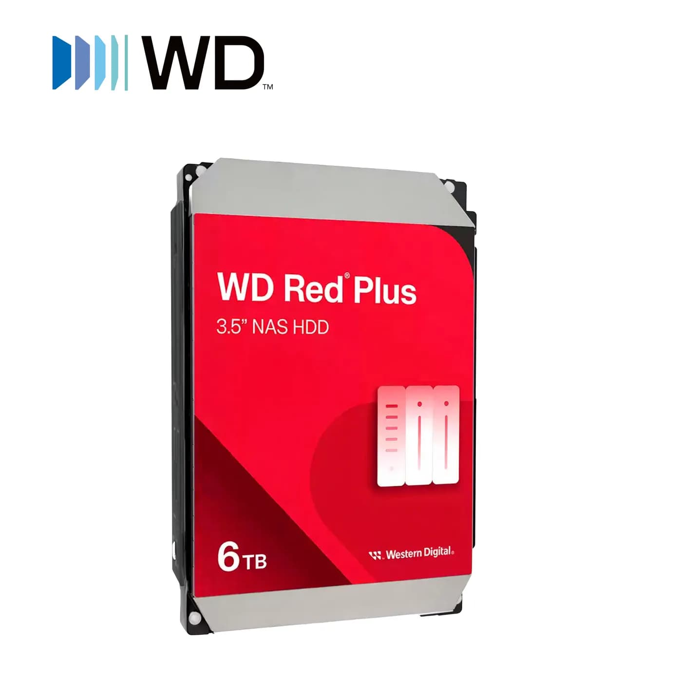 DD DISCO DURO WD60EFPX WD RED PLUS 3.5 SATA 6TB CACHE 64MB 5640RMP ESP 4