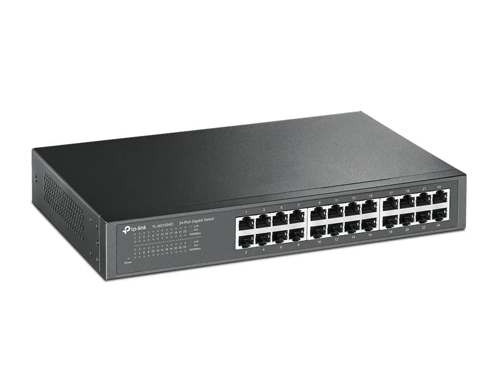 Switch Gigabit no administrable / 24 puertos 10/100/1000 Mbps / 35.7 M 2