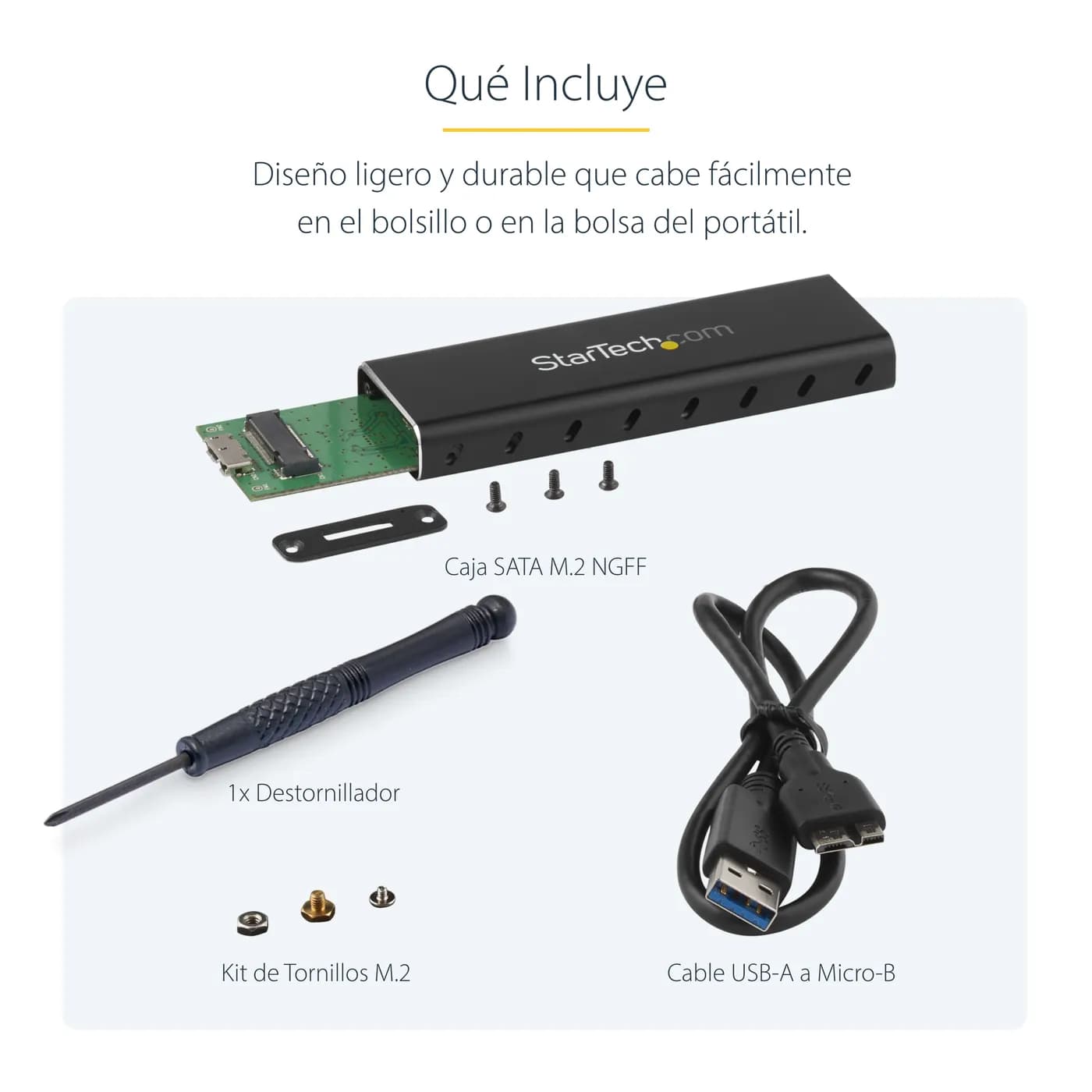 StarTech.com Adaptador SSD M.2 a USB 3.0 UASP con Gabinete Protector - 13
