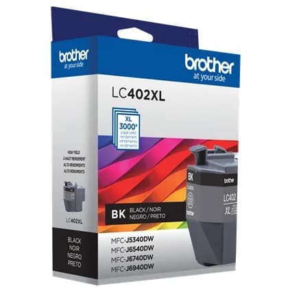 Brother LC402XLBKS cartucho de tinta 1 pieza(s) Original Alto rendimie 6