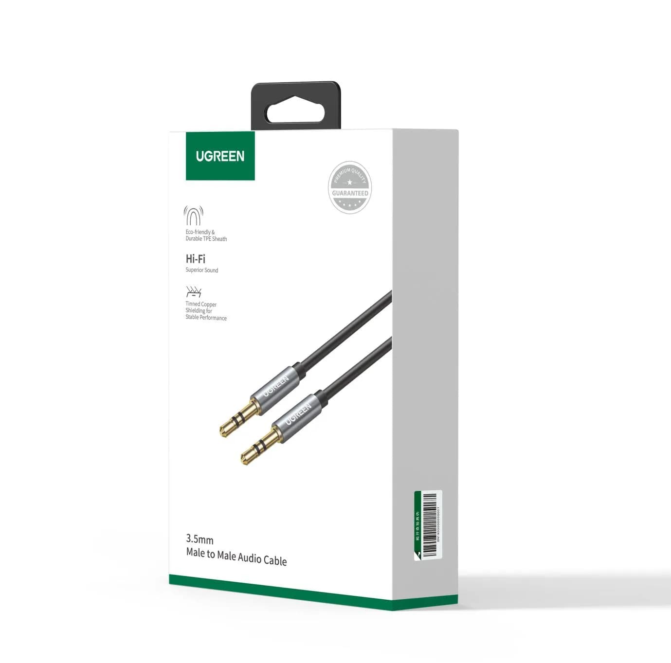 Ugreen 10735 cable de audio 2 m 3,5mm Negro 2
