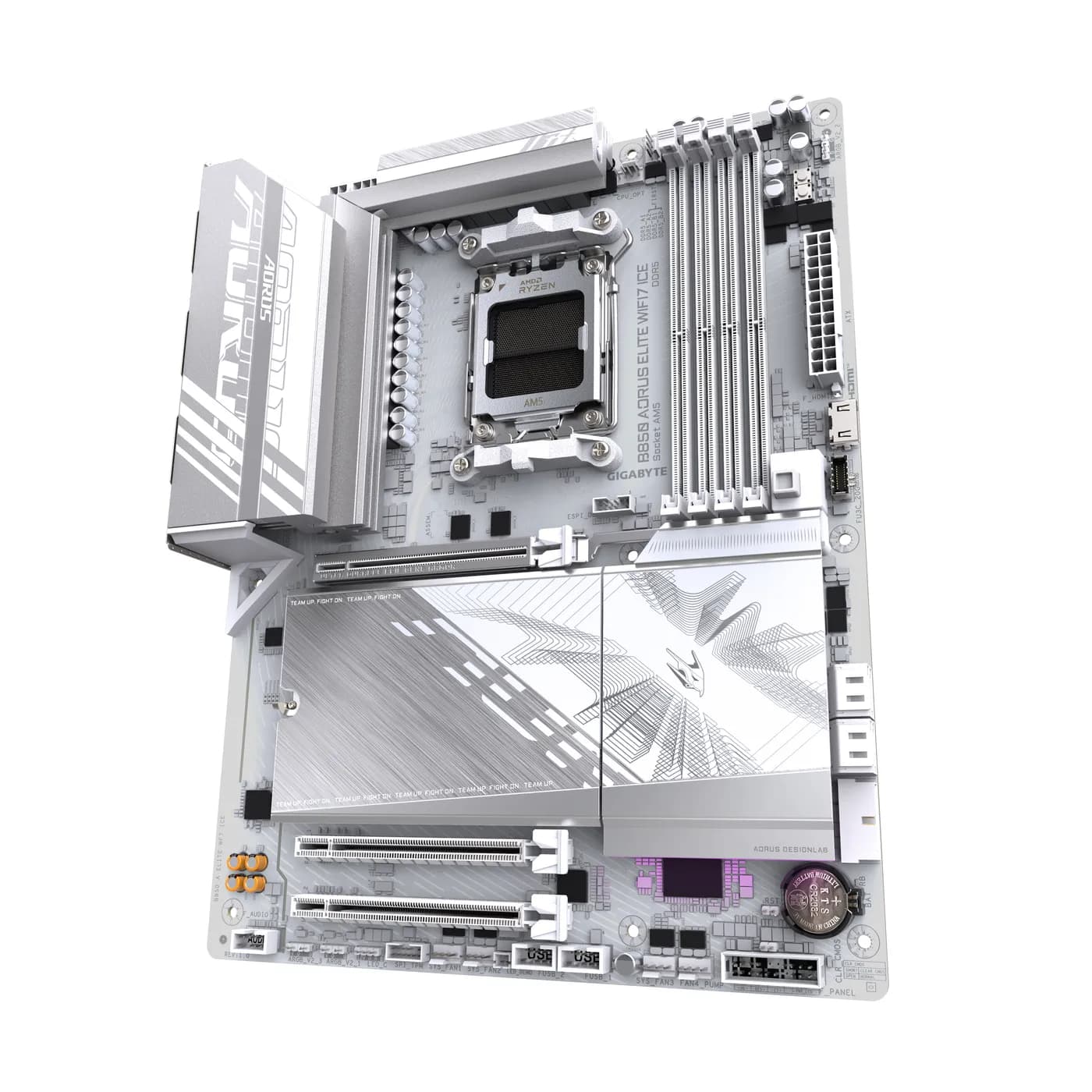 GIGABYTE B850 AORUS ELITE WIFI7 ICE AMD B850 Enchufe AM5 ATX 4