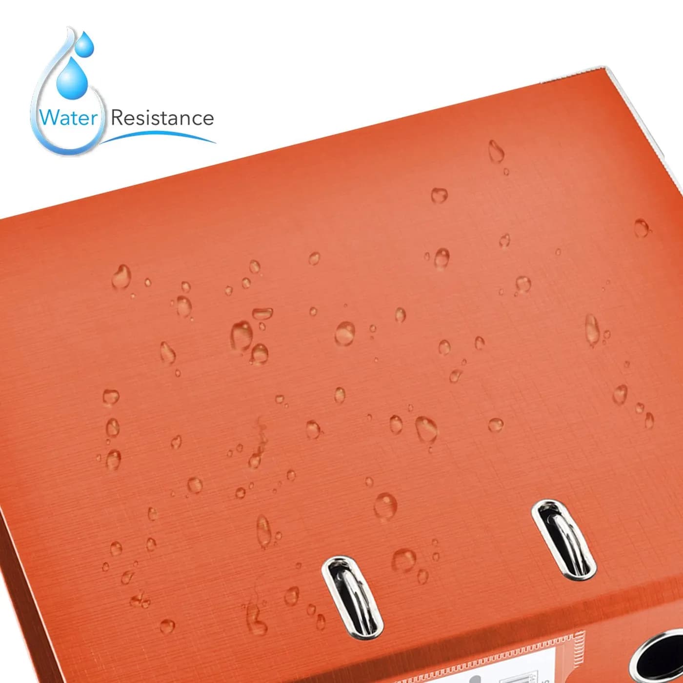 TECHMAKRO CARPETA 3 IN PARA ARCHIVO DE CARTON FORRADO DE PVC, SALMON p 4