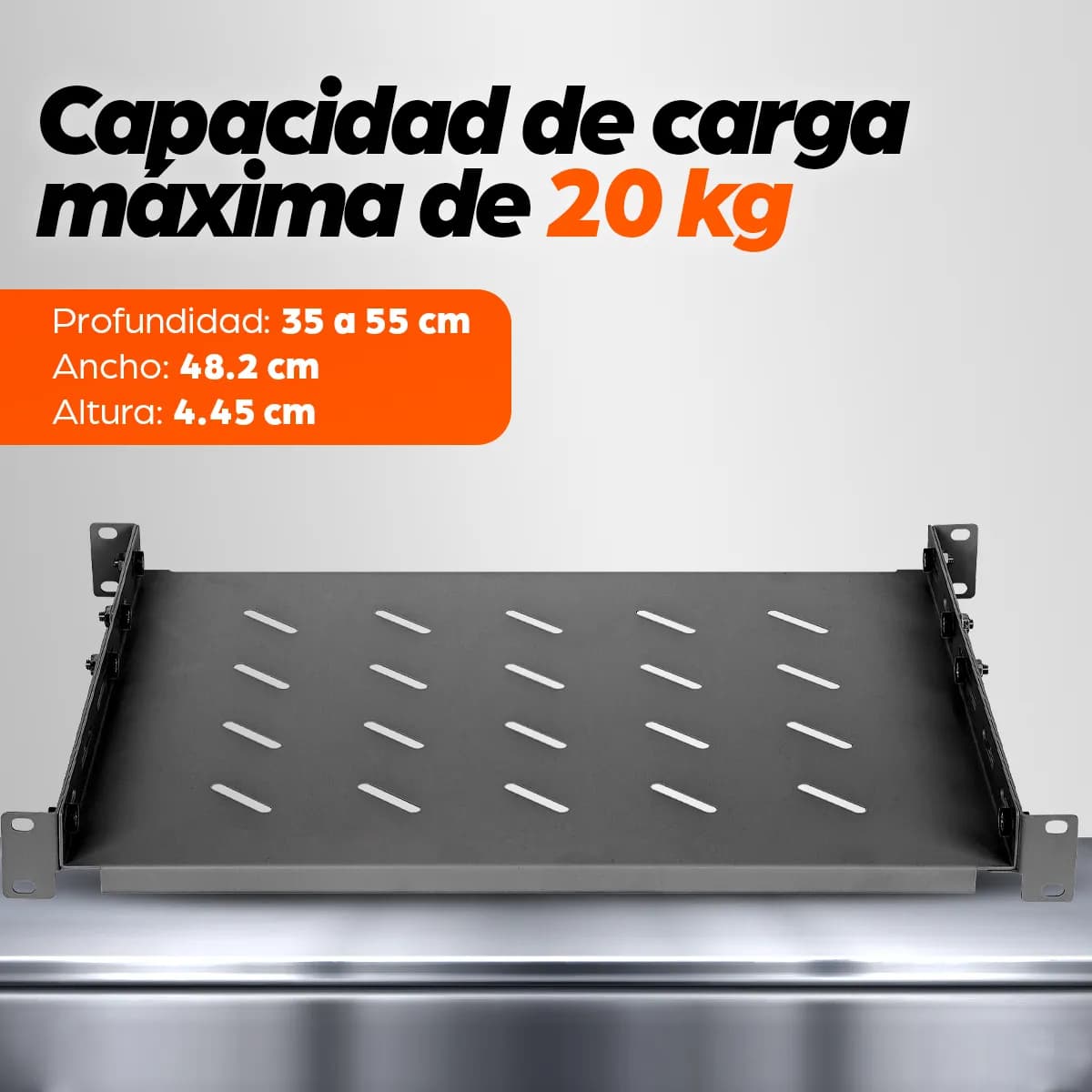 Intellinet 714082 accesorio para rack Repisa de estante 7