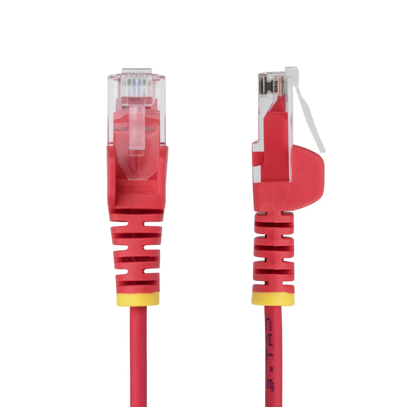 StarTech.com Cable de Red Ethernet CAT6 Delgado sin Enganches Rojo de  2