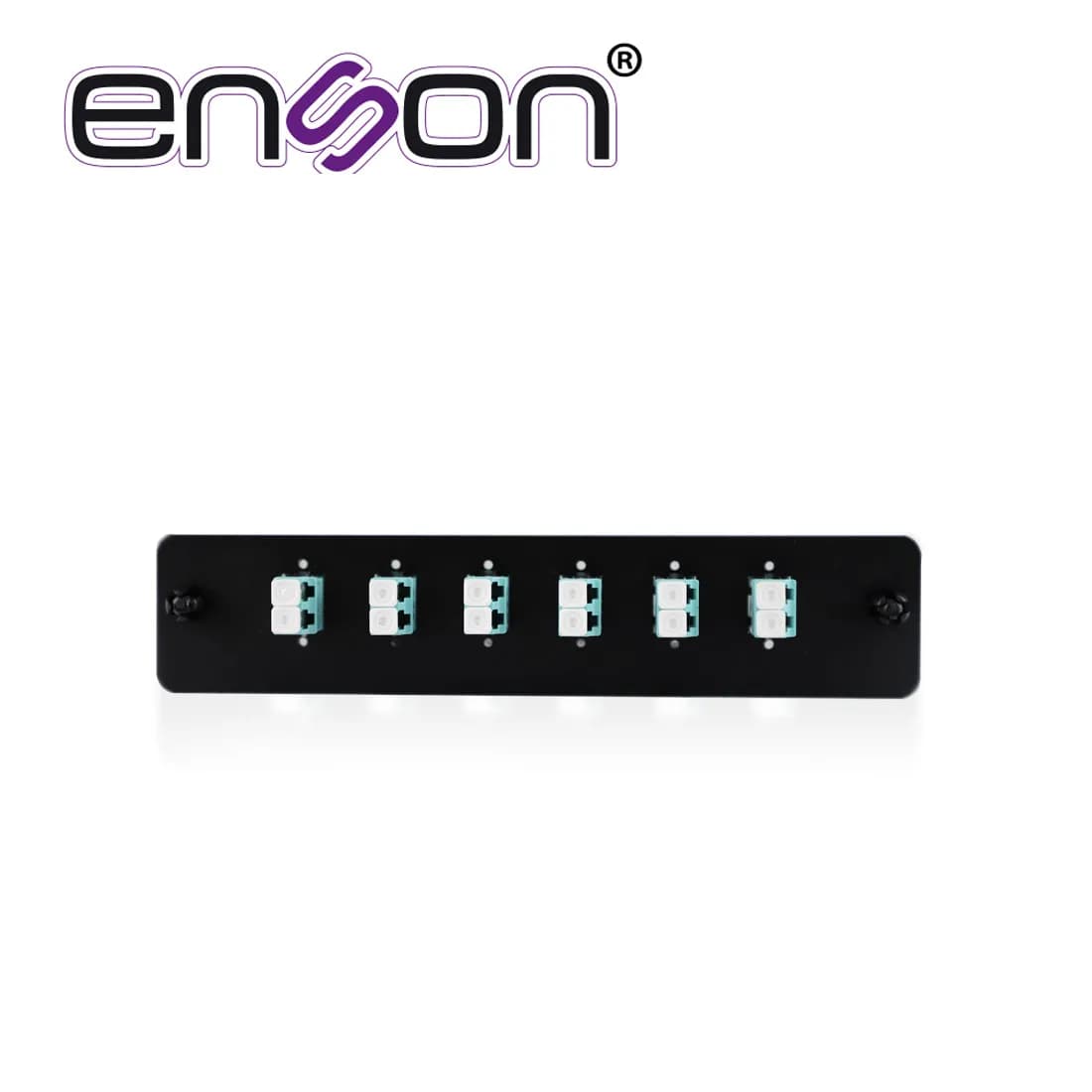 MINI PANEL DE FIBRA OPTICA ENSON ENS-PA6LCMM 6 CONECTORES LC TIPO MULT 3
