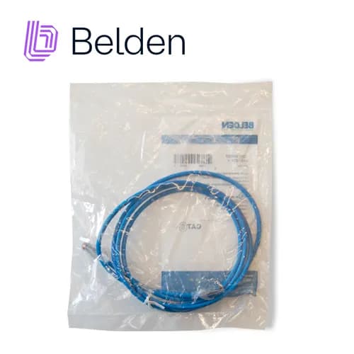 PATCH CORD UTP CAT6+ BELDEN C601106007 /  INTERIOR / AZUL / 4 PARES /  4