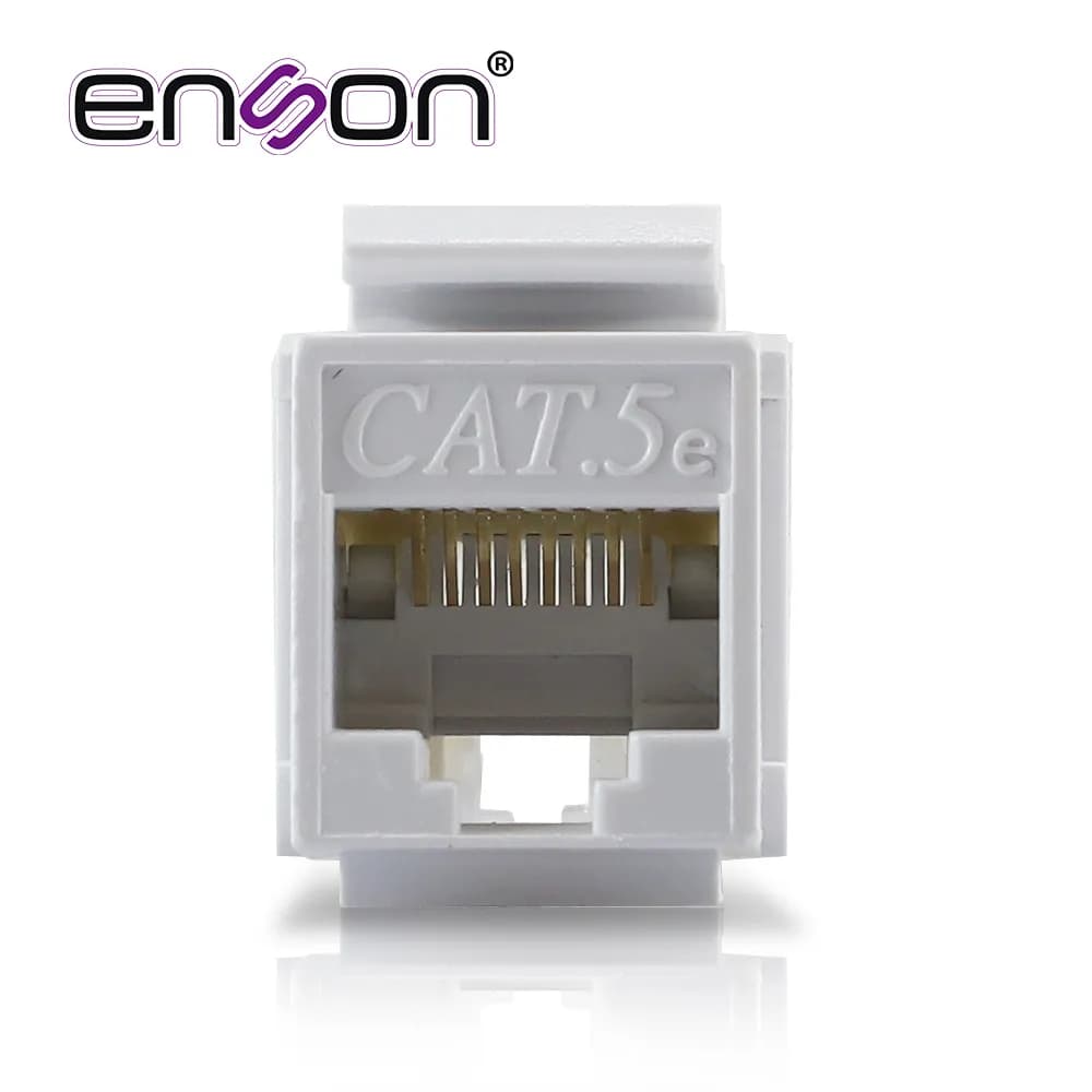 CONECTOR MODULAR JACK RJ45 ENSON EPRO-TLJACK5E-WH SERIE PRO TERMINADO  2