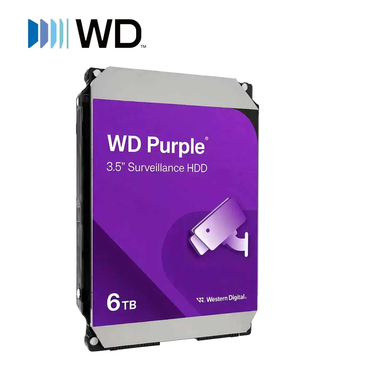DISCO DURO DD 6TB SATA WD PURPLE WD64PURZ 24/7 OPTIMIZADO PARA VIDEOVI 4