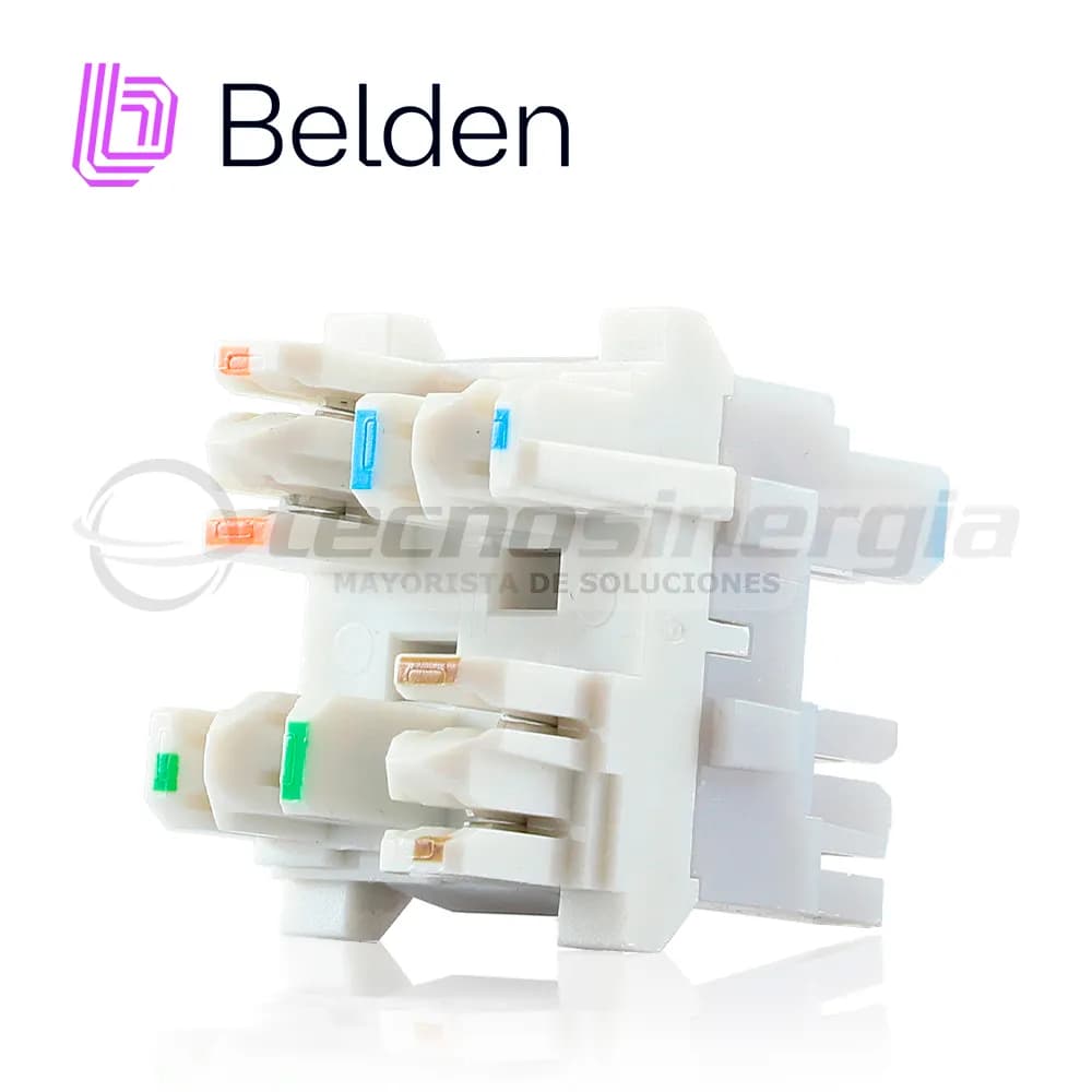 BLOQUE DE CONEXION 4 PARES BELDEN AX104139 CAT 6A 10GX TERMINACION 568 6